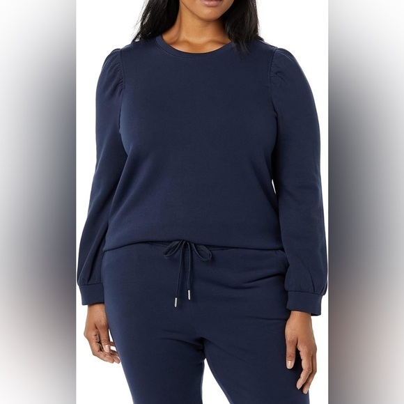 0300 - AMAZON Aware Women’s XS Puff Sleeve Sweatshirt - Picture 1 of 7